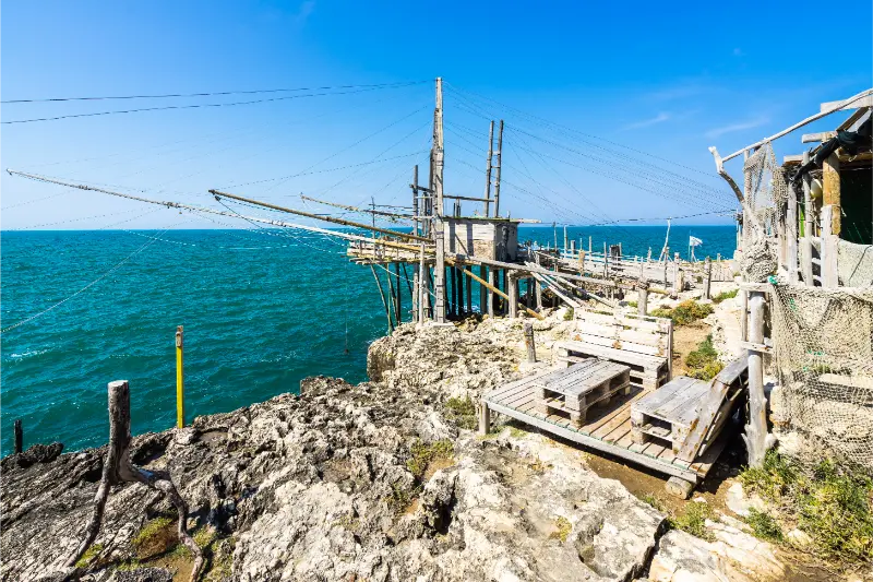 Al Trabucco da Mimi restaurant Peschici Gargano, Puglia