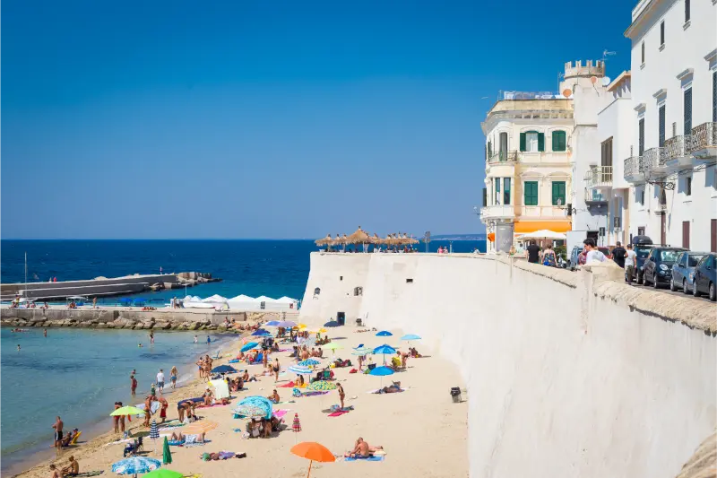 Coastal panorama in, Puglia