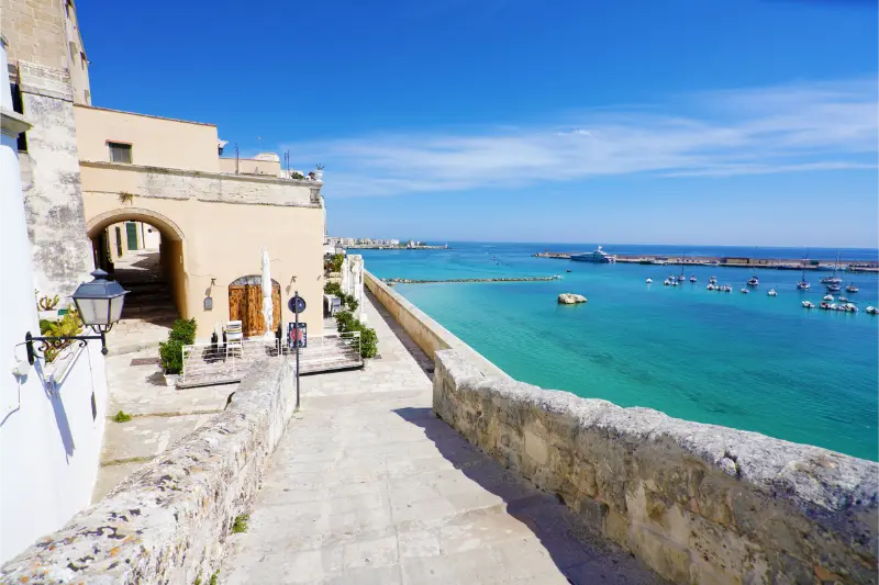 Otranto old town and Adriatic Sea, Puglia