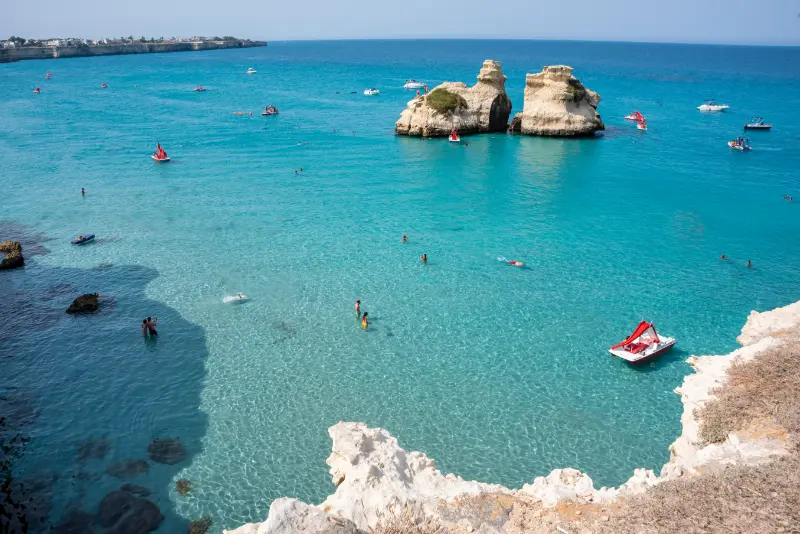Torre dell'Orso bay in Salento