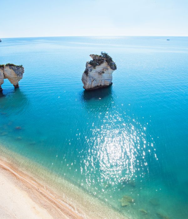 Baia delle Zagare coastline of Gargano, Italy